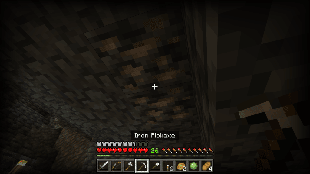 Iron ore block in Minecraft