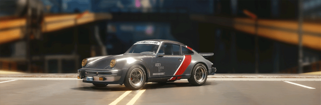 Johnny Silverhands Porsche 911 II Turbo in Cyberpunk 2077 - Credit: Cyberpunk Wiki
