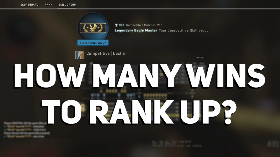 How Many Wins You Need to Rank Up CS:GO
